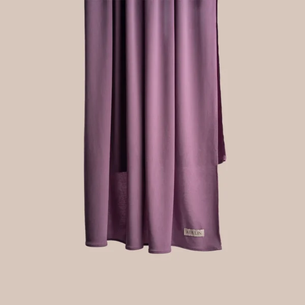 Dark purple premium jersey scarf