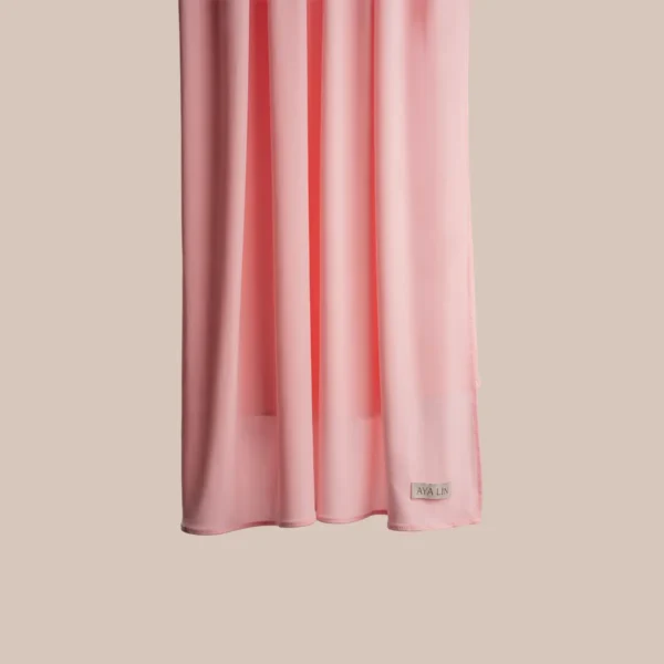 Baby pink premium jersey scarf