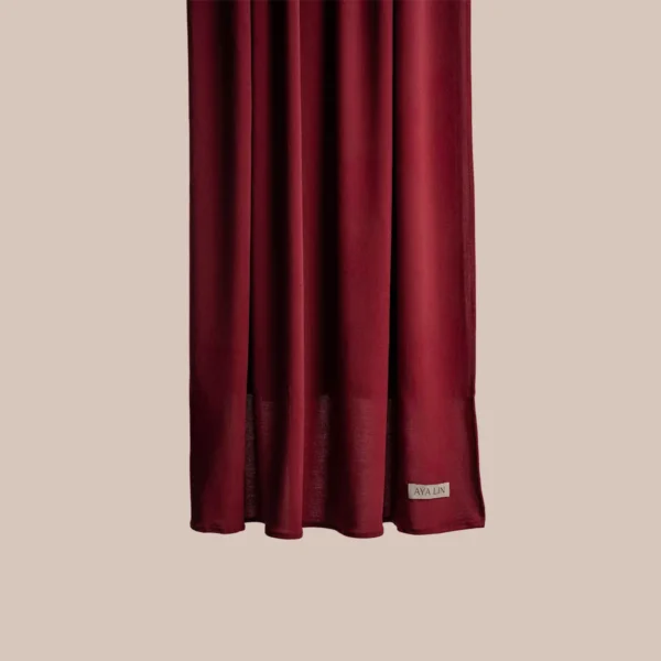 Bordeaux premium jersey scarf