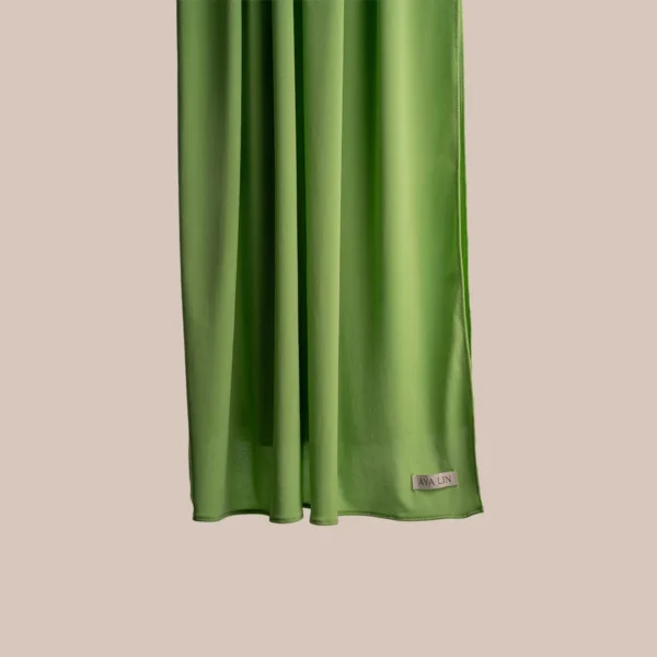 Apple green premium jersey scarf