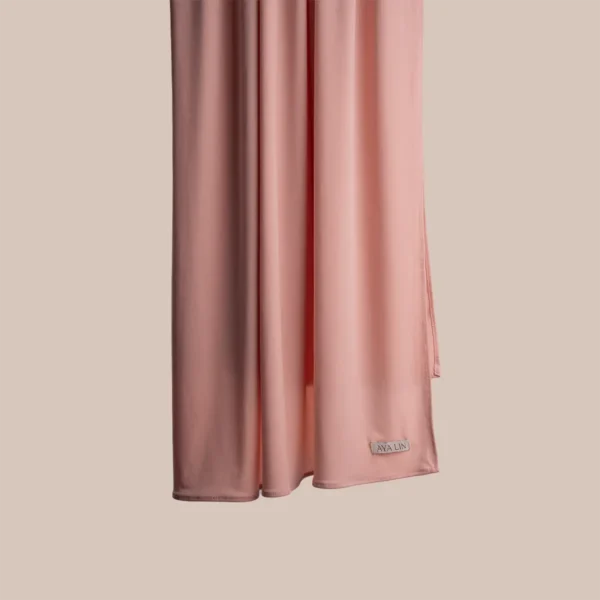 Soft pink premium jersey scarf