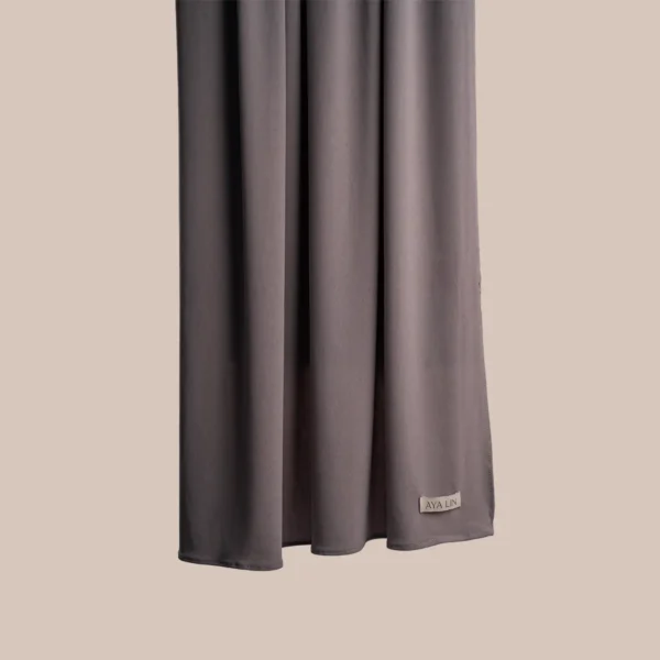 Dark grey premium jersey scarf