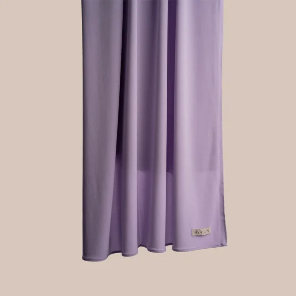 Soft purple premium jersey scarf
