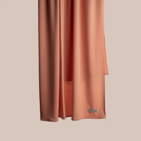 Salmon premium jersey scarf
